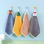 New Navidad Xmas Hand Towel Christmas Decor Red Santa Claus New Year 2022 Gift Home Bathroom Washing Hand Towel Cloth Man Woman 2