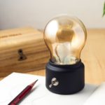 LED Night Light Creative Retro Nostalgic British Bulb Lamp Bedside Ambience Light Rechargeable USB Light Small Electric Lamp 1