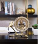 EUROPEAN LIGHT LUXURY CLOCK ORNAMENTS LIVINGROOM BEDROOM DESKTOP FIGURINES CRAFTS OFFICE TABLE CLOCKS FURNISHING DECORATION ART 2