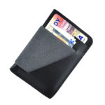 Genuine Leather Minimalist Wallet for Men Women Vegetable Tanned Leather Slim Credit Card Holder RFID Mens Wallets 5