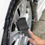 Black Car Tire Cleaning Brush Dual Purpose Floor Mat Car Beauty Detail Wash Brushs Car Care Cleaning Tool 3