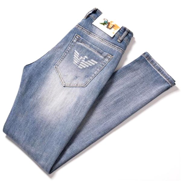 NEW High Quality Spring Summer Pure Cotton Man's Fashionable Casual Jeans Pants Size 28-38 2