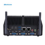 Qotom Mini PC Core i5 Processor Dual LAN 4 COM Ports Fanless Mini Industrial PC X86 1