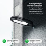 LED Outdoor Solar Flood Light IP65 Waterproof High Brightness Folding LED Spotlight Clamp Lamp For Garden Wall Street Yard Gard 4