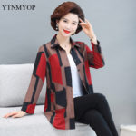 YTNMYOP Patchwork Fashion Women Blouse Loose Long Shirts Plus Size 5XL Ladies High Street Spring Clothing 4