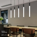 Led glass long downlight restaurant kitchen chandelier bedroom hotel front desk cafe bar decorative rope lamp 2