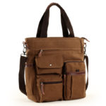 New Men's Casual Shoulder Bag Large Capacity Outdoor Canvas Messenger Bag Men's Business Briefcase 1