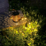 Solar LED Watering Can Lamp Garden Lawn Lamp Solar Fairy Light String Outdoor Landscape Lighting For Garden Decoration 4