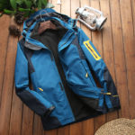 Men Waterproof Windproof Coat Mountaineering Suit Climbing Winter Autumn large Pizex Men's Windbreaker 5