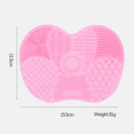 Cosmetic Cleaner Mat Silicone Makeup Brush Portable Cleaner Pad Washing Tool for Makeup Brushes 6