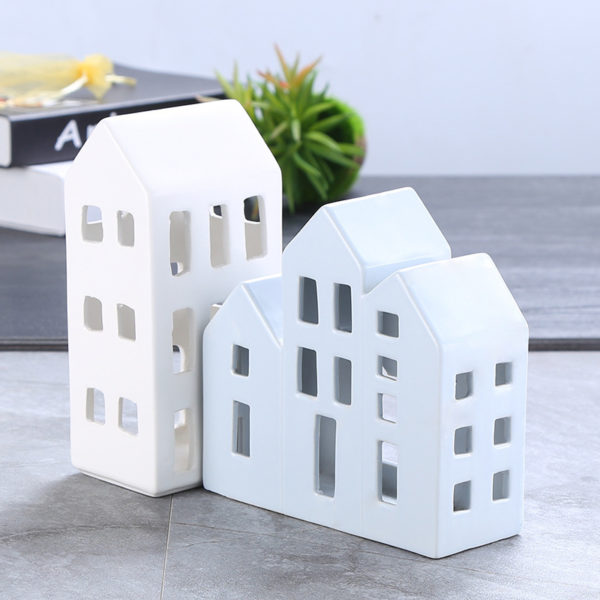 Nordic Decoration Home House Figurines Ceramic Home Decor Office Desktop Table 2