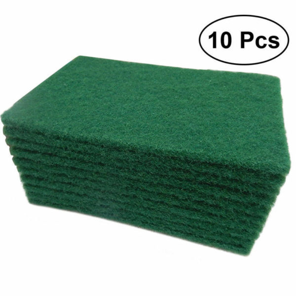 10pcs/set Multi-purpose Kitchen Anti-oil Dish Cloth Color Scouring Pad Dish Washing Sponge Cloth Cleaning Cloth 2