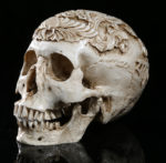 1:1 resin skull, skull, handicrafts, personal adornment, office decoration, Halloween Decoration 1