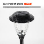 LED Solar lamp Outdoor Waterproof Solar Garden Lantern Glass Pathway Lights Landscape Light For Lawn Patio Yard Walkway Decor 4