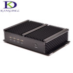 Kingdel Fanless Industrial Mini Computer i5 3317U Barebone Mini PC Celeron Windows 10 ITX Computer 2 LAN HDMI 4 COM 8USB Nettop 3