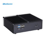 Qotom Mini PC Core i5 Processor Dual LAN 4 COM Ports Fanless Mini Industrial PC X86 6