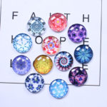 200PCS Factory Wholesale Cartoon Pattern Crystal Glass Fridge Magnet Personalized Pattern Time Stone For DIY Jewelry Accessories 3