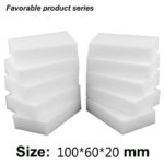 50pcs 10*6*2CM White Kitchen Sponge High Density Dish Washing Melamine Magic Cleaning Dishes Clean Melamine Sponge Eraser Pad 1