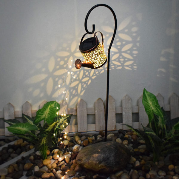 Solar LED Watering Can Lamp Garden Lawn Lamp Solar Fairy Light String Outdoor Landscape Lighting For Garden Decoration 1