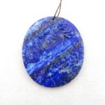 Natural Stone Lapis Lazuli Carved Animal Horse Pendant Bead 53x46x6mm 32g Semiprecious Fashion Jewelry Necklace Accessories 2