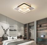 2020 new led bedroom ceiling lamp simple modern atmosphere square aluminum living room decorative lamps lighting fixtures 5