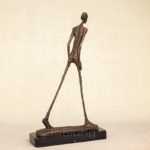 45cm Giacometti Sculpture Bronze Statue Real Bronze Casting Walking Man Figure Sculpture for Home Office Decor Ornament Gifts 3