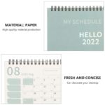 Office Desk Calendar Folding Schedule Calendar Household Delicate Table Calendar 5