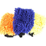 Waterproof Car Wash Microfiber Chenille Gloves Thick Car Cleaning Mitt Wax Detailing Brush Auto Care Double-faced Glove 2