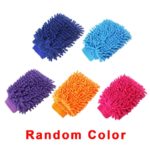 Double-sided Microfiber Washable Car Washing Gloves Car Care Cleaning Gloves Cleaning Cloth Towel 6