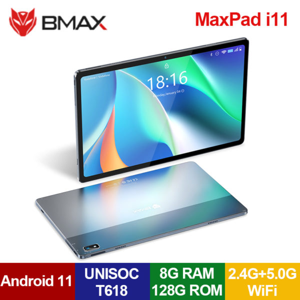 BMAX MaxPad i11 Tablet Android 11 OS UNISOC T618 Octa Core 8GB RAM 128GB ROM 10.4 Inch IPS Capacitive Screen 4G Lte PhoneTablet 1