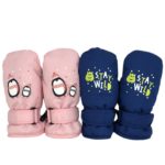 3-8yrs Baby Mittens For Boys Girls Winter Gloves Waterproof European Toddler Accessory 1