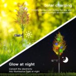 Outdoor Solar Powered Lights Grass Cypress Trees Lamp for Garden Lawn Landscape Holiday Light Festival Wedding Christmas 4