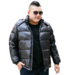 New Arrival Fashion Down Jacket Male Bright Face Super Large Thick Warm Short Coat Men Loose Casual Plus Size M-11XL 12XL 13XL 5