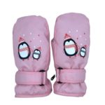 3-8yrs Baby Mittens For Boys Girls Winter Gloves Waterproof European Toddler Accessory 2